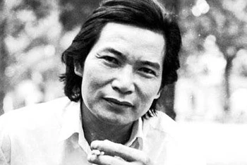 Nhà thơ Trịnh Thanh Sơn. (Ảnh: Nguyễn Đình Toán)