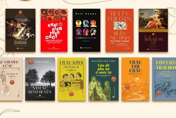 Những đầu sách về phụ nữ được yêu thích của Nhà xuất bản Phụ nữ Việt Nam. (Ảnh: Nhà xuất bản Phụ nữ Việt Nam)