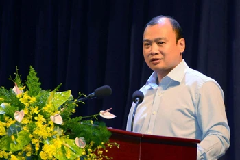Phó Trưởng Ban Tuyên giáo Trung ương Lê Hải Bình thông tin về công tác đối ngoại tại Lâm Đồng.