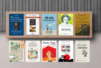 10 cuốn sách về nghề giáo và nhà giáo. (Ảnh: Nhà xuất bản Phụ nữ Việt Nam)