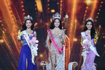 Top 3 Hoa hậu Việt Nam 2022. (Ảnh: Ban Tổ chức)