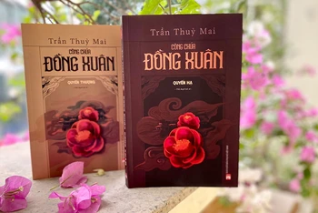 Bộ tiểu thuyết "Công chúa Đồng Xuân". (Ảnh: Nhà xuất bản Phụ nữ Việt Nam)