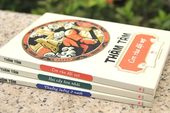 Bộ ba cuốn sách thiếu nhi của nhà thơ Thâm Tâm. (Ảnh: NXB Kim Đồng)