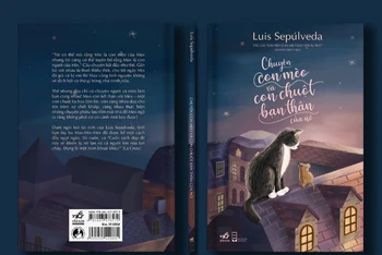 Giải nhất “Chuyện con mèo và con chuột bạn thân của nó” - tác giả Luis Sepúlveda, thiết kế bìa Vũ Ngọc Khánh Linh. (Ảnh: Nhã Nam)