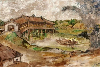 Một tác phẩm của họa sĩ Phan Kế An. Ảnh: Le Auction House