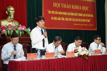 Hội thảo “Vai trò của Danh nhân Lưu Đình Chất trong lịch sử dân tộc và việc bảo tồn, phát huy các giá trị di sản về ông".