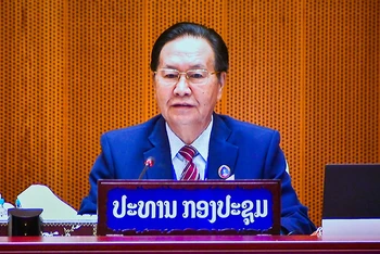 Phó Chủ tịch Quốc hội Lào Chaleun Yiapaoher. Ảnh: Hải Tiến