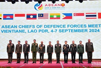 Các Trưởng đoàn các nước ASEAN tham dự Hội nghị. (Ảnh: Hải Tiến)