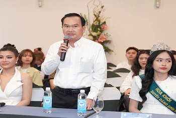 Chủ tịch Hội đồng hương Bình Định tại Thành phố Hồ Chí Minh Đỗ Thanh Hùng cung cấp thông tin về Ngày hội người Bình Định năm 2024,