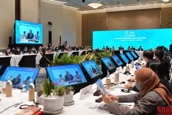 Hội nghị Bộ trưởng Du lịch APEC lần thứ 11. (Ảnh: NAM ĐÔNG)