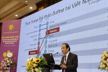 GS, TS Trần Hữu Dàng nhấn mạnh tần suất mắc bệnh đái tháo đường đang gia tăng rất nhanh.