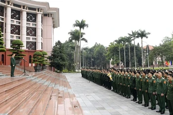 Đại tướng Phan Văn Giang gặp mặt chiến sĩ Lữ đoàn 144 xuất ngũ