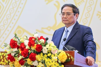 Thủ tướng Phạm Minh Chính phát biểu chỉ đạo tại hội nghị.