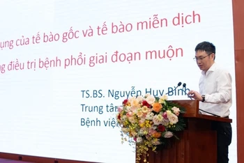 Tiến sĩ Nguyễn Huy Bình, Trung tâm Ghép phổi, Bệnh viện Phổi Trung ương.