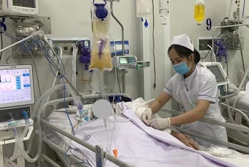 Bệnh nhân đang điều trị tại Bệnh viện Chợ Rẫy.