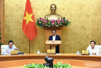 Thủ tướng Phạm Minh Chính phát biểu khai mạc phiên họp.