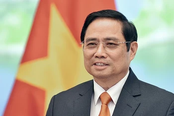 Thủ tướng Chính phủ nước Cộng hòa xã hội chủ nghĩa Việt Nam Phạm Minh Chính.