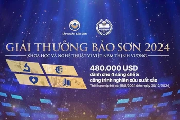 Khởi động giải thưởng Bảo Sơn 2024, tôn vinh các công trình khoa học