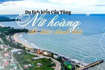 Du lịch biển Cửa Tùng: "Nữ hoàng" chờ được đánh thức