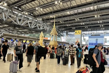 Sân bay Suvarnabhumi. (Ảnh Đỗ Sinh/TTXVN)