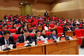 Toàn cảnh kỳ họp thứ 14, Hội đồng nhân dân tỉnh Hà Giang.