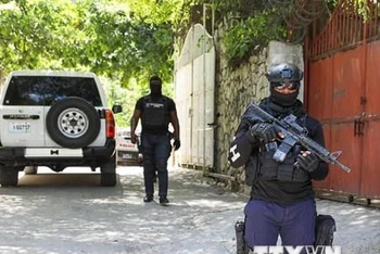 Cảnh sát Haiti. (Ảnh: AFP/TTXVN)