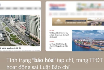 Sở Thông tin và Truyền thông Thành phố Hồ Chí Minh cảnh báo tình trạng vi phạm trong lĩnh vực hoạt động báo chí. (Ảnh: Trung tâm Báo chí Thành phố Hồ Chí Minh)