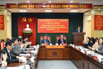 Báo Nhân Dân và tỉnh Tuyên Quang tăng cường hợp tác truyền thông 