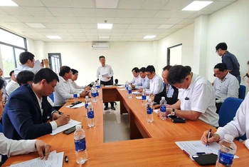 Bí thư Thành ủy Đà Nẵng Nguyễn Văn Quảng yêu cầu mọi công việc phải hoàn thành trong tháng 3 để vận hành nhà máy nước trước mùa nắng nóng.