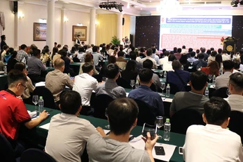 Quang cảnh Hội nghị Đối thoại doanh nghiệp-Chính quyền Thành phố Hồ Chí Minh.