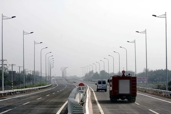 Một đoạn cao tốc TP Hồ Chí Minh - Long Thành - Dầu Giây. (Ảnh minh họa: Hoàng Hải/TTXVN)
