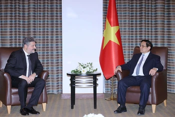 Thủ tướng Chính phủ Phạm Minh Chính tiếp Lãnh đạo Tập đoàn Hayat Holding. 