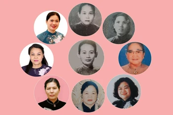 [Infographic] Chủ tịch Hội Liên hiệp Phụ nữ Việt Nam qua các thời kỳ