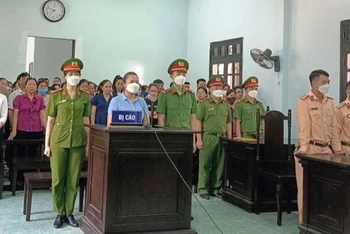 Phiên xét xử sơ thẩm Nguyễn Thị Ngân.