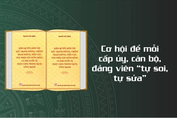 Cơ hội để mỗi cấp ủy, cán bộ, đảng viên “tự soi, tự sửa”