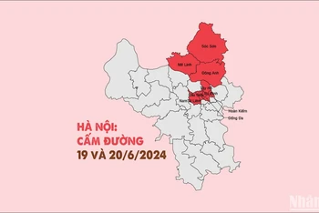 [Infographic] Hà Nội phân luồng giao thông trong ngày 19 và 20/6