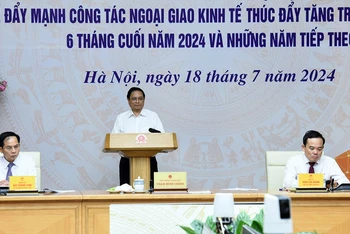 Thủ tướng Phạm Minh Chính chủ trì Hội nghị đẩy mạnh công tác ngoại giao kinh tế.