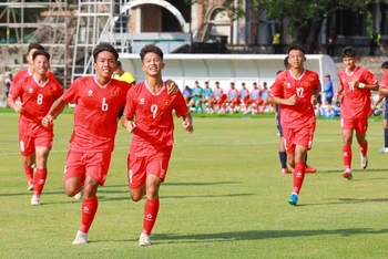 Đội tuyển U17 quốc gia hướng tới Vòng loại U17 châu Á 2025. (Ảnh: VFF)