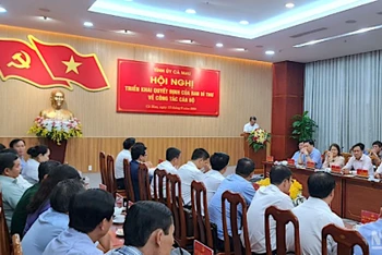 Quang cảnh hội nghị.