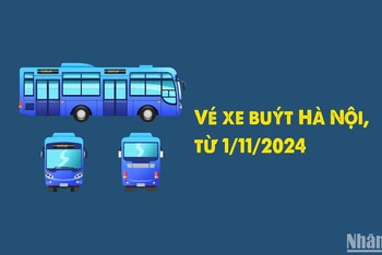 [Infographic] Giá vé xe buýt tại Hà Nội từ 1/11/2024