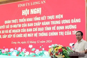 Ban Thường vụ Tỉnh ủy tổ chức Hội nghị quán triệt, triển khai tổng kết thực hiện Nghị quyết số 18-NQ/TW.