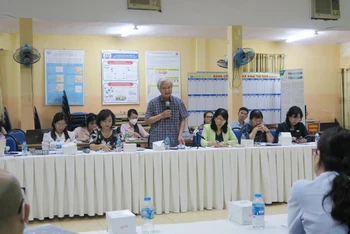 Buổi giám sát của Ban Văn hóa, Xã hội Hội đồng nhân dân Thành phố Hồ Chí Minh, ngày 9/11.