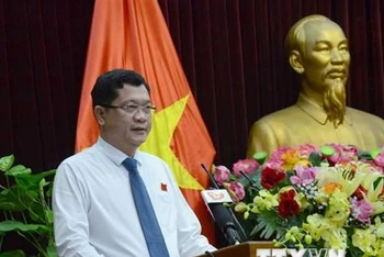 Ông Trần Phước Sơn được bầu làm Phó Chủ tịch Hội đồng nhân dân thành phố Đà Nẵng nhiệm kỳ 2021-2026. (Ảnh: TTXVN)