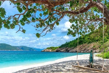 Vẻ đẹp tựa "thiên đường" của Hòn Cau, Côn Đảo. (Ảnh: Dulichbiendao)