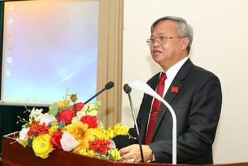 Ông Cao Tiến Dũng, Chủ tịch UBND tỉnh Đồng Nai, nhận kỷ luật bằng hình thức cảnh cáo. (Ảnh: VOV) 