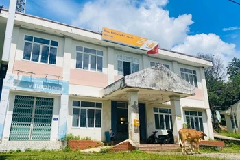 Bưu điện trung tâm huyện Tây Trà, nay là Bưu cục 3 huyện Trà Bồng.