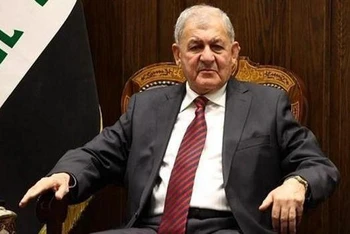 Ngài Abdul Latif Rashid được bầu làm Tổng thống nước Cộng hòa Iraq. (Ảnh: AFP/TTXVN)