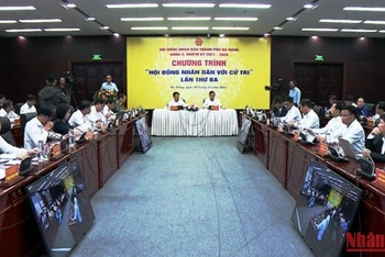 Chương trình Hội đồng nhân dân với cử tri Đà Nẵng lần thứ 3. 
