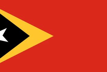 Quốc kỳ Timor-Leste.
