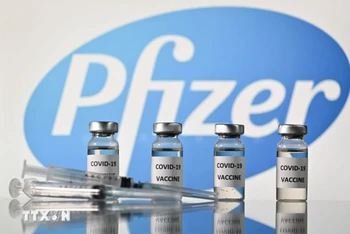 Vaccine phòng Covid-19 của Pfizer. Ảnh: AFP/TTXVN.